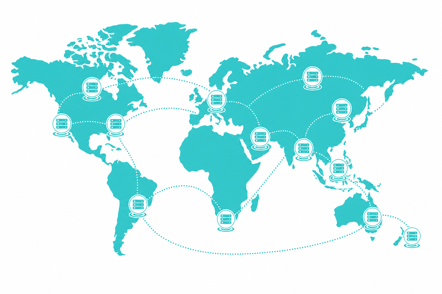 Global server locations